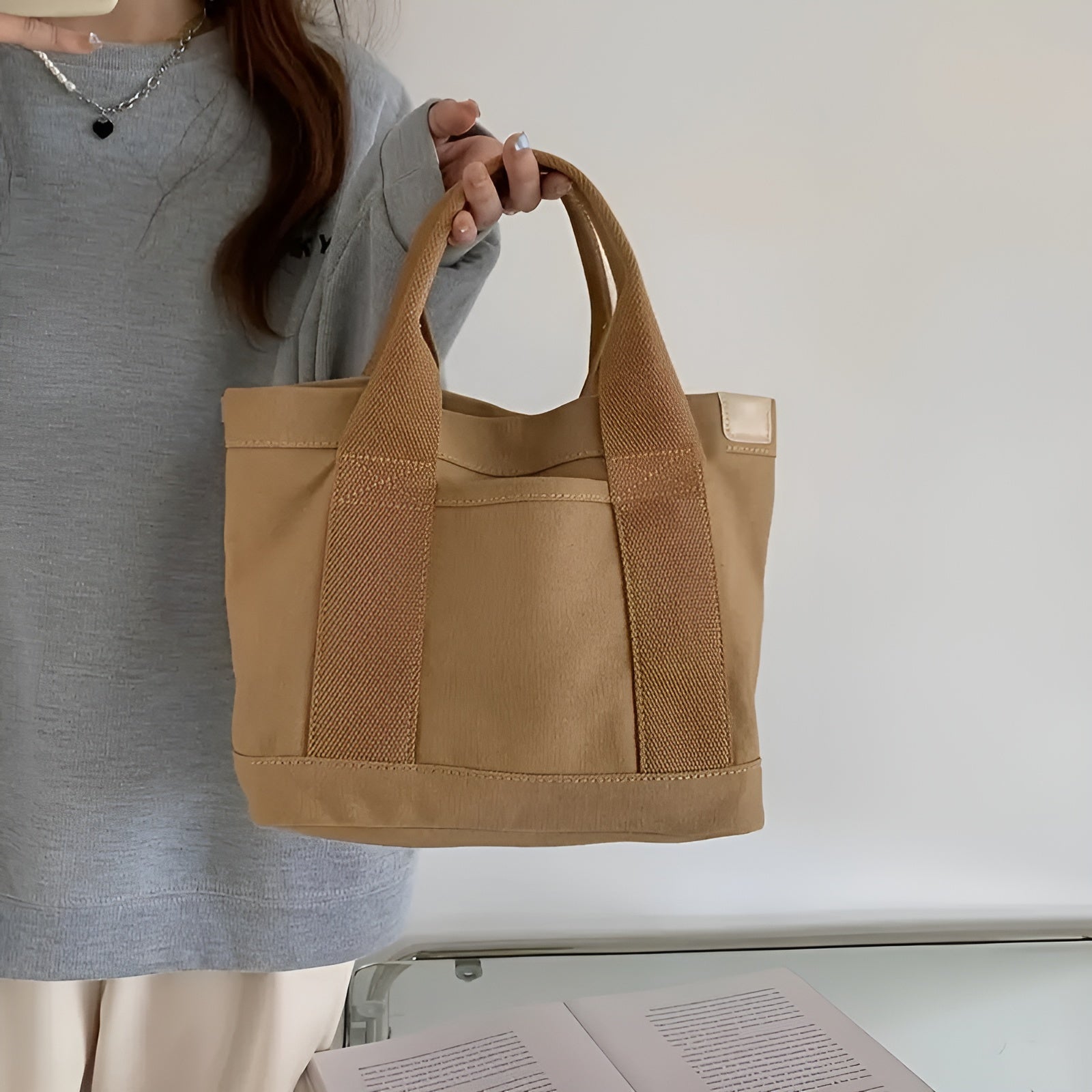 Bolsa de lona pequena con cremallera – NQLN Store Venezuela, tienda online con envío a todo el país