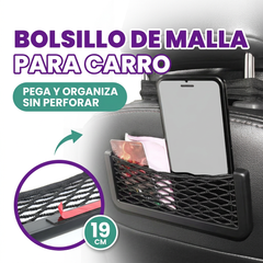 Bolsillo de malla para carros