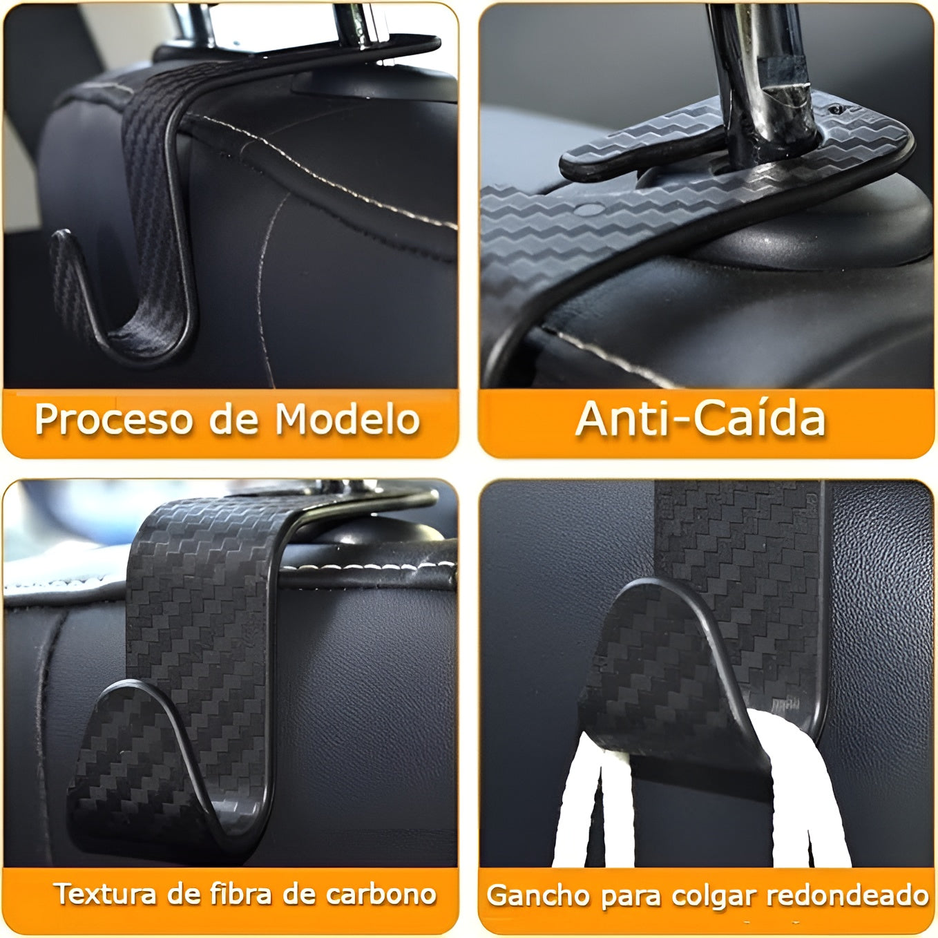 Gancho de Respaldo de Asiento de carro (Pack de 10) – Tienda online NQLN Store Venezuela