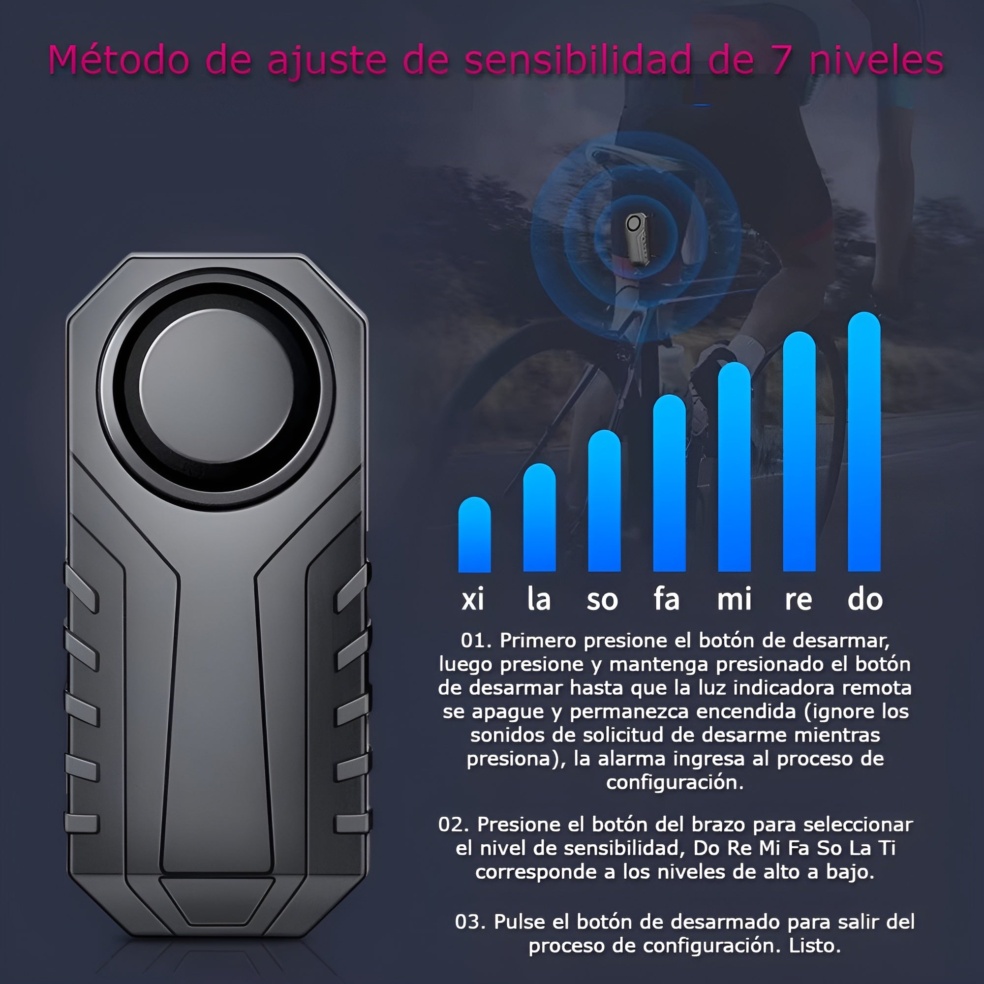 Alarma Bicicleta o Moto de 113dB – Envío a toda Venezuela – NQLN Store