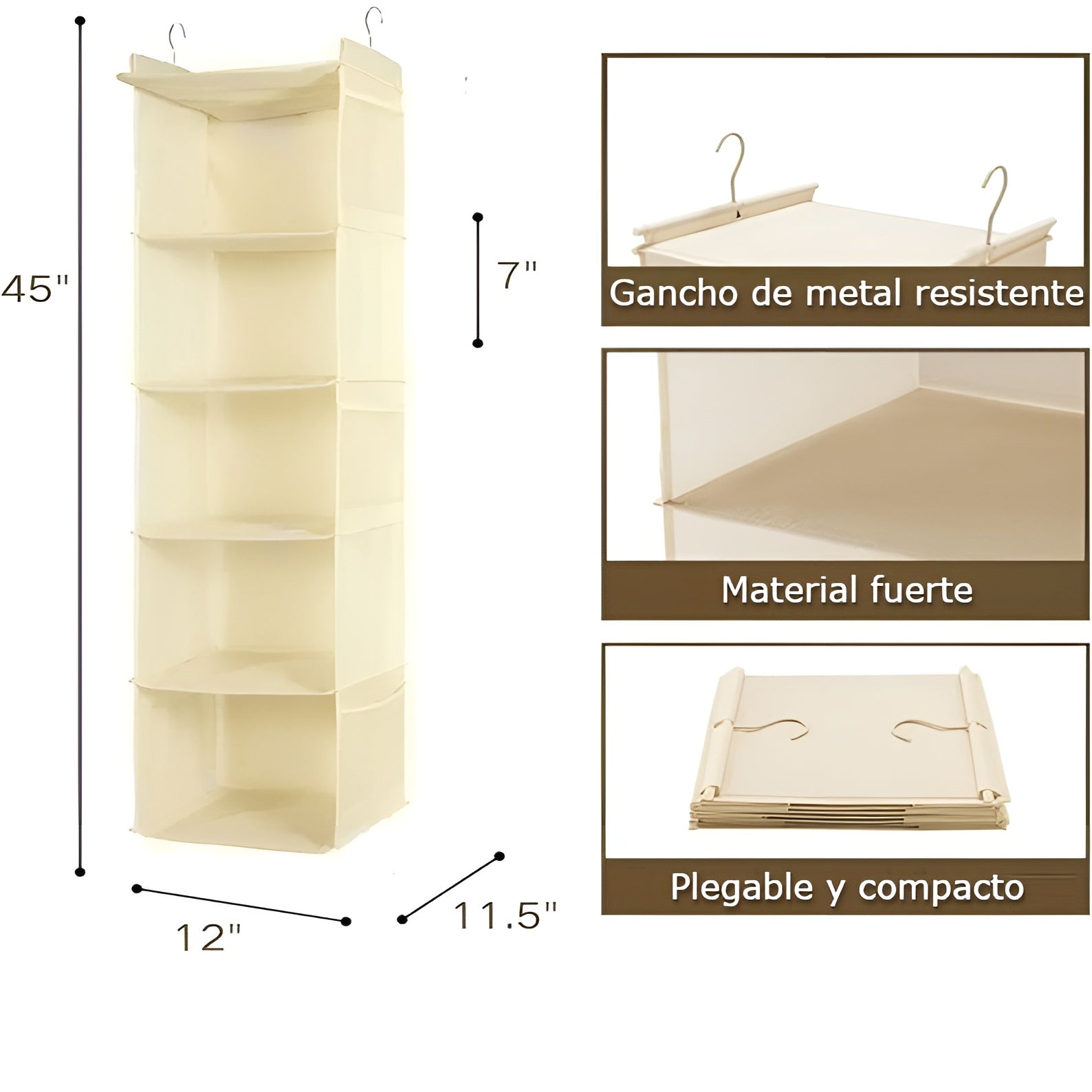 Organizador colgante de armario de 5 niveles – Comprar en Caracas, Margarita y toda Venezuela – NQLN Store