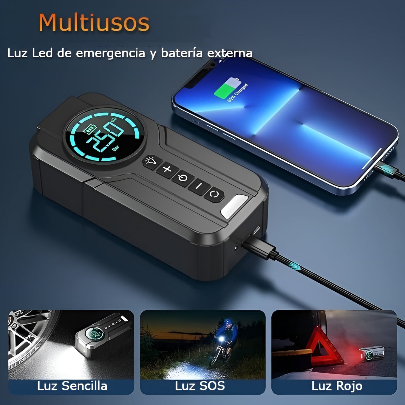 Kit De Emergencia para carro 8400 MAH – Tienda online NQLN Store Venezuela