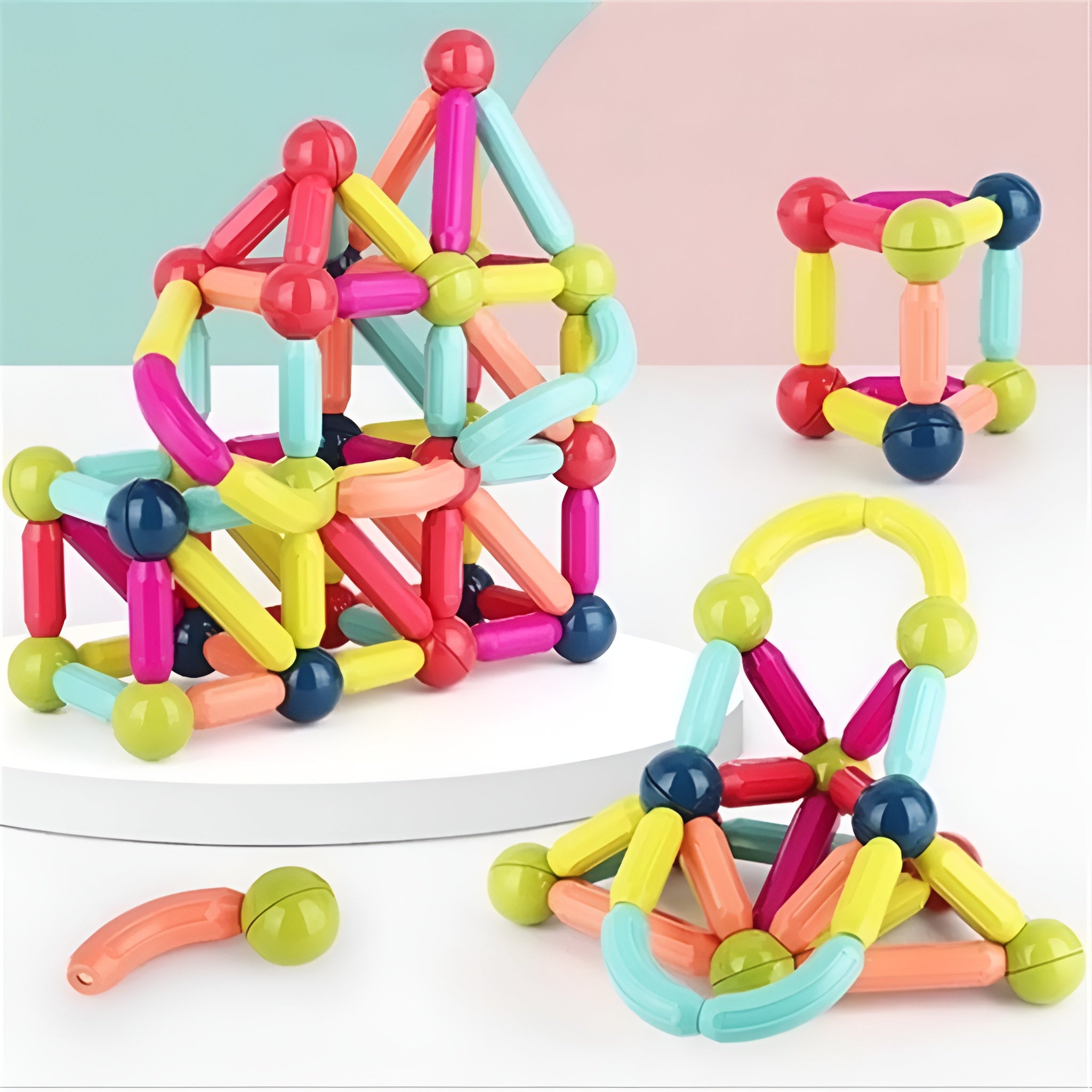 Juego de Construcción Magnético de Bolas y Varillas – Al mejor precio en NQLN Store Caracas y Margarita