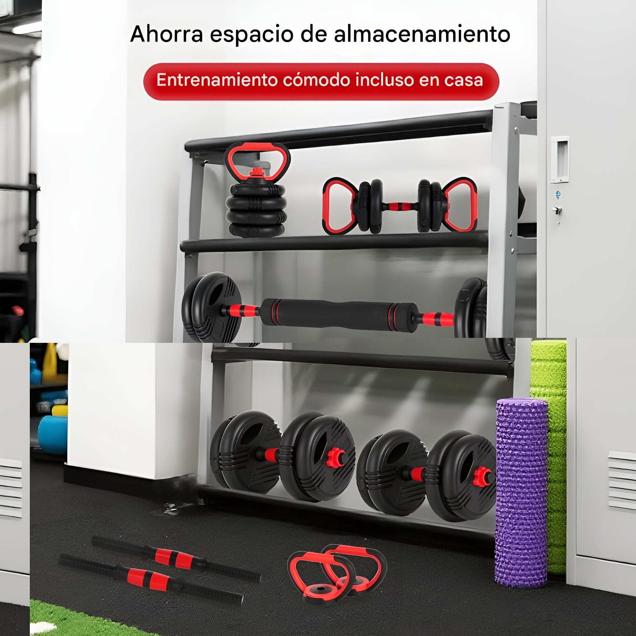 Kit de Pesas y Mancuernas Ajustables (20 kilos set) – Envío a toda Venezuela – NQLN Store