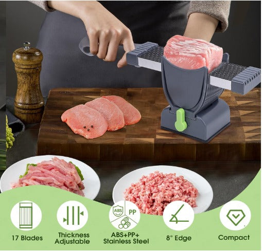Cortadora de carne fresca y cruda – Detalle de calidad y acabado – NQLN Store
