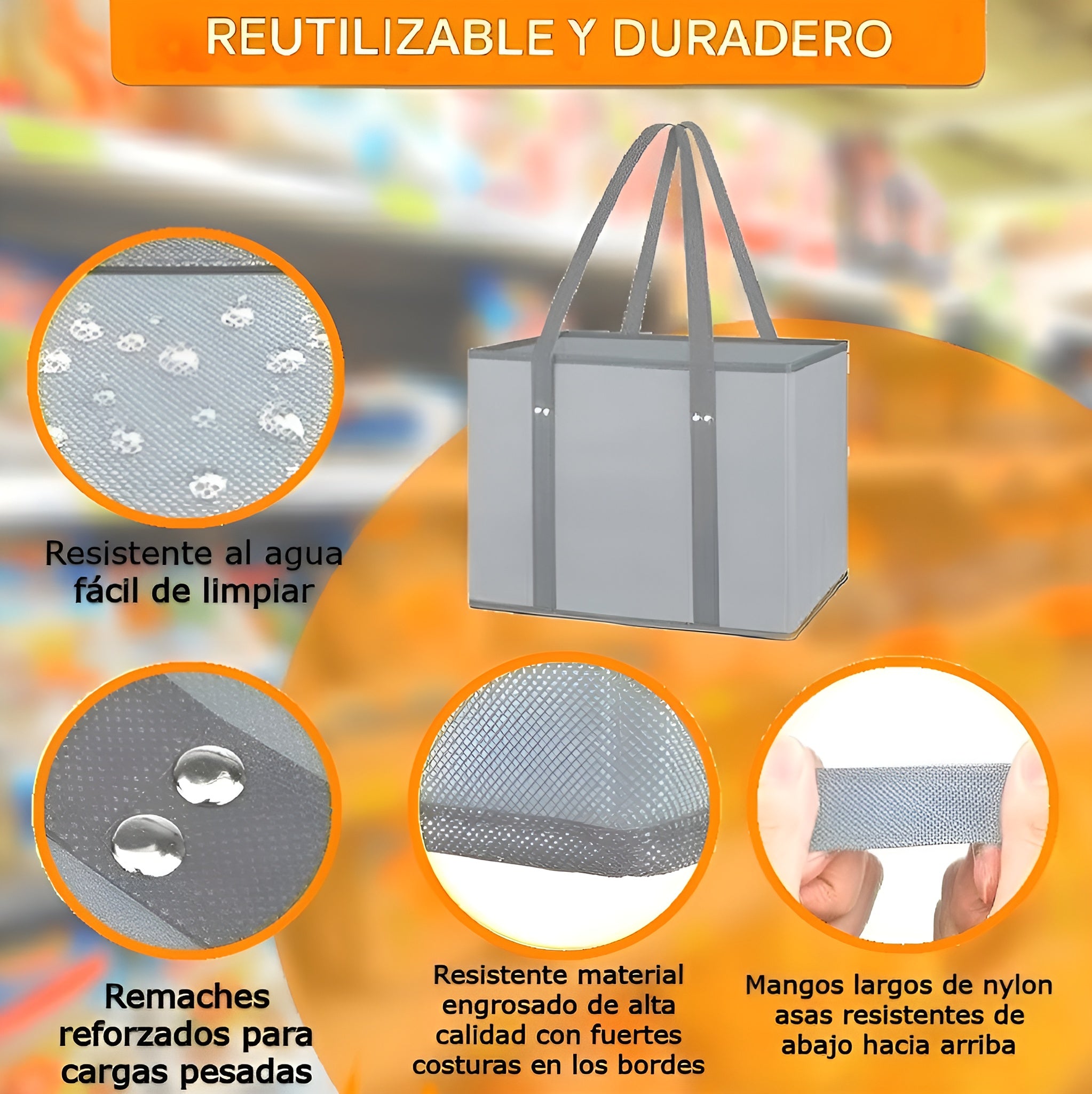 Bolsa de compra plegable – Tienda online NQLN Store Venezuela