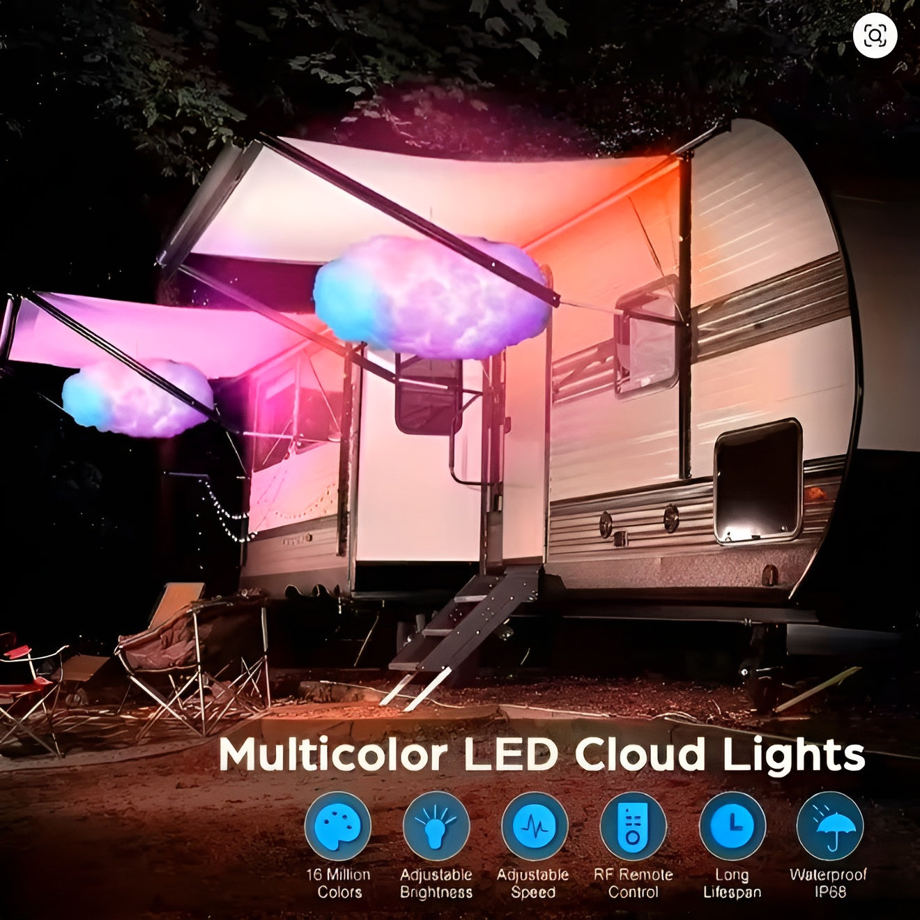 Luces  LED en forma de nubes 3D – Tienda online NQLN Store Venezuela