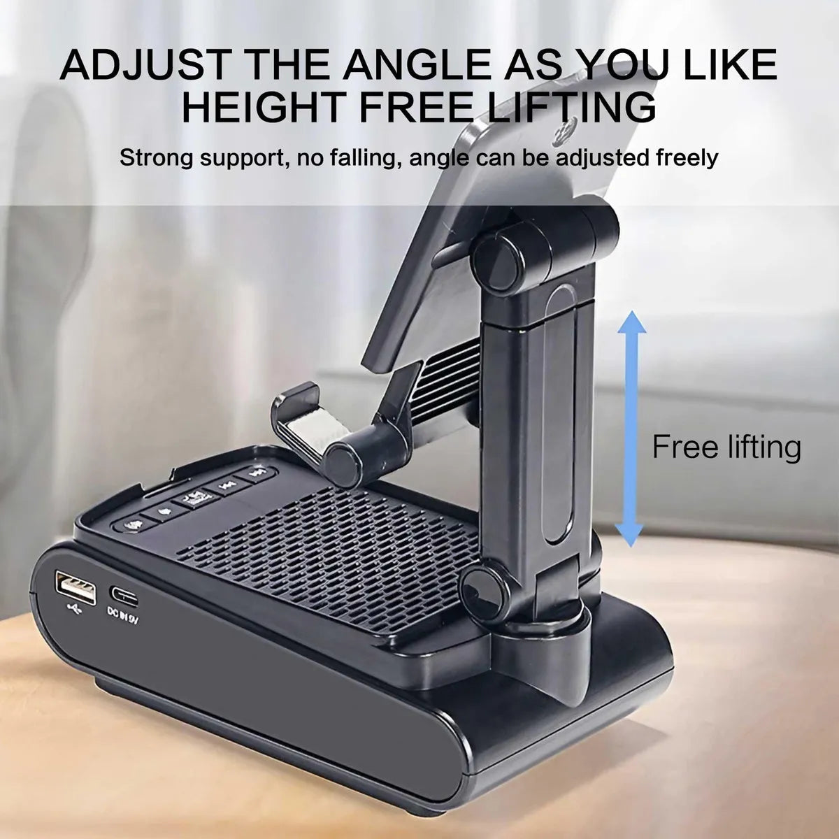 Soporte para teléfono con altavoz y base antideslizante – Tienda online NQLN Store Venezuela