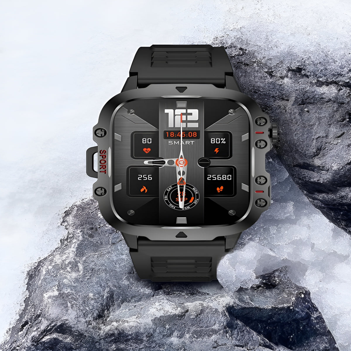 Reloj inteligente unisex – Vista adicional – Disponible en NQLN Store Venezuela