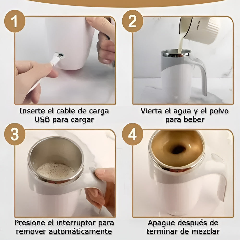 Taza de café con agitación automática – Comprar al mejor precio en NQLN Store Venezuela