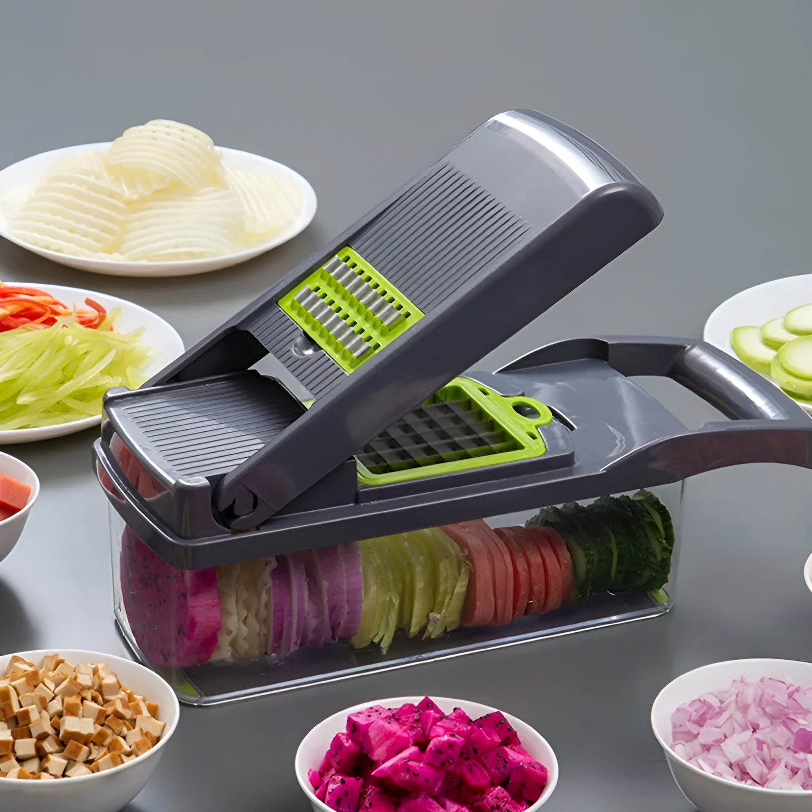 Cortador de verduras multifuncional 14 en 1 – Comprar al mejor precio en NQLN Store Venezuela