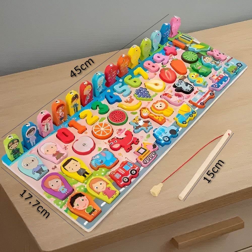 Juego de Pesca Magnetico Puzzle Rompecabezas de Madera – Comprar en Caracas, Margarita y toda Venezuela – NQLN Store