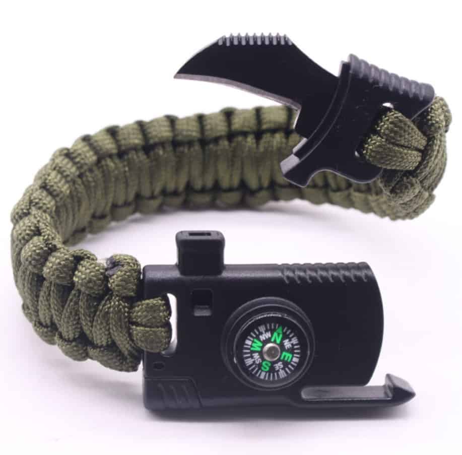 Pulsera de supervivencia multifuncional – Detalle y presentación – NQLN Store Venezuela