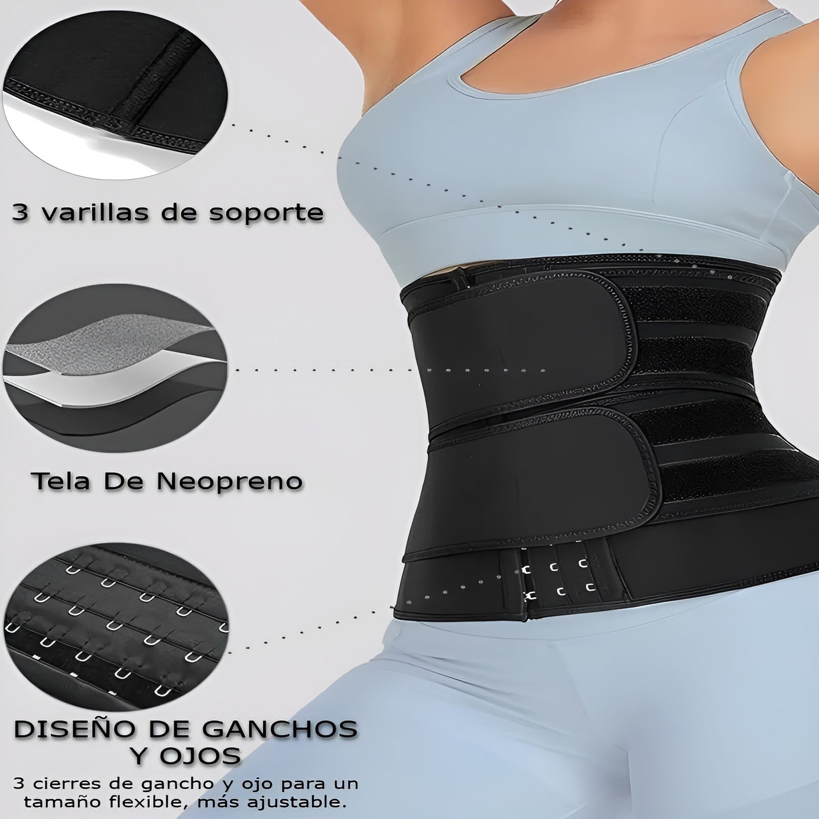 Cinturon de entrenamiento de cintura moldeador de cuerpo – Tienda online NQLN Store Venezuela