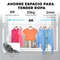 Tendedero Retráctil de ropa para apartamento – Envío a toda Venezuela – NQLN Store