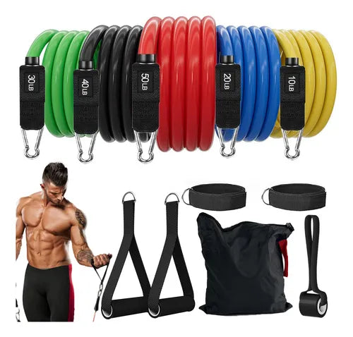 Set Ligas Resistencia Tubulares – Disponible en NQLN Store con envío gratis desde $20