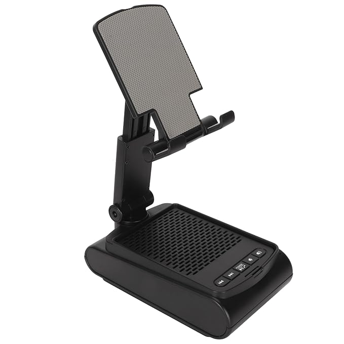 Soporte para teléfono con altavoz y base antideslizante – Detalle y presentación – NQLN Store Venezuela