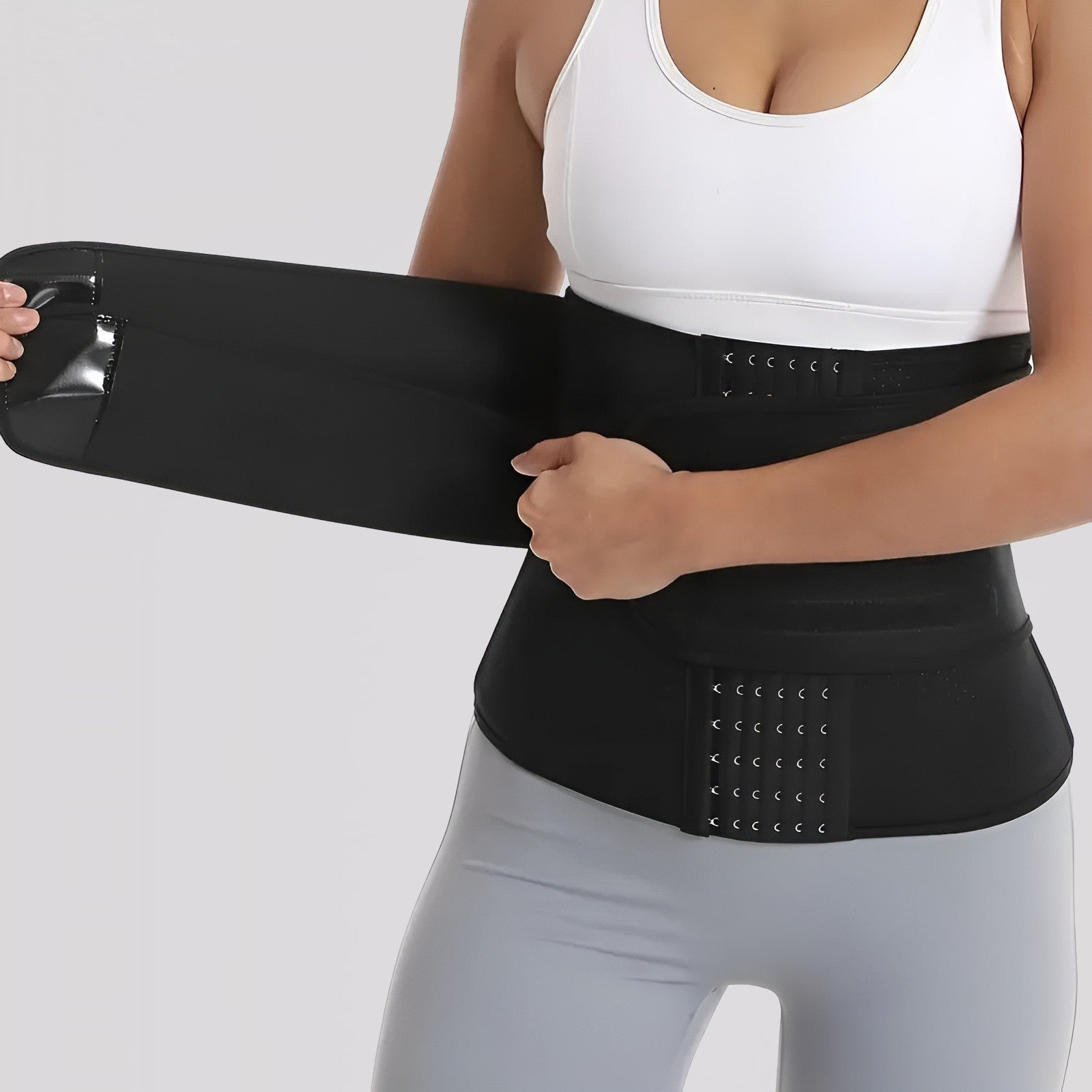 Cinturon de entrenamiento de cintura moldeador de cuerpo – Detalle y presentación – NQLN Store Venezuela