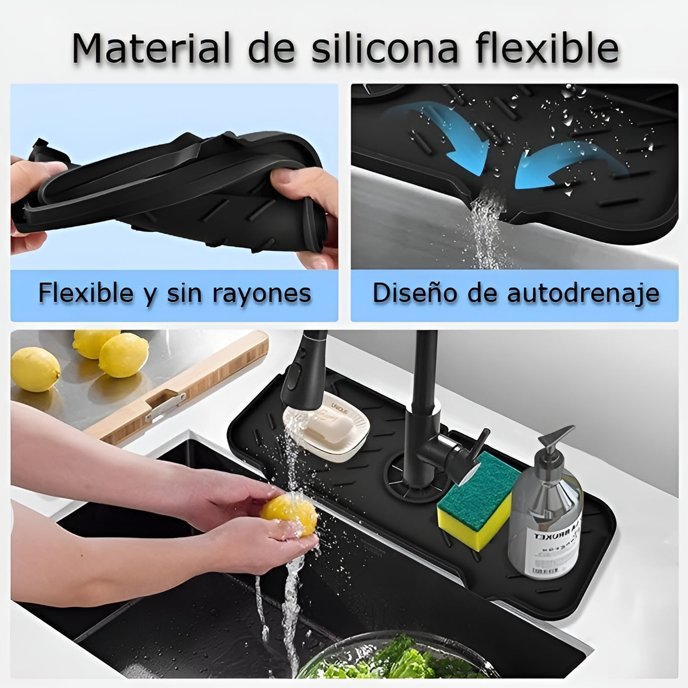 Alfombra de Silicona Protector de Salpicaduras – Envío a toda Venezuela – NQLN Store