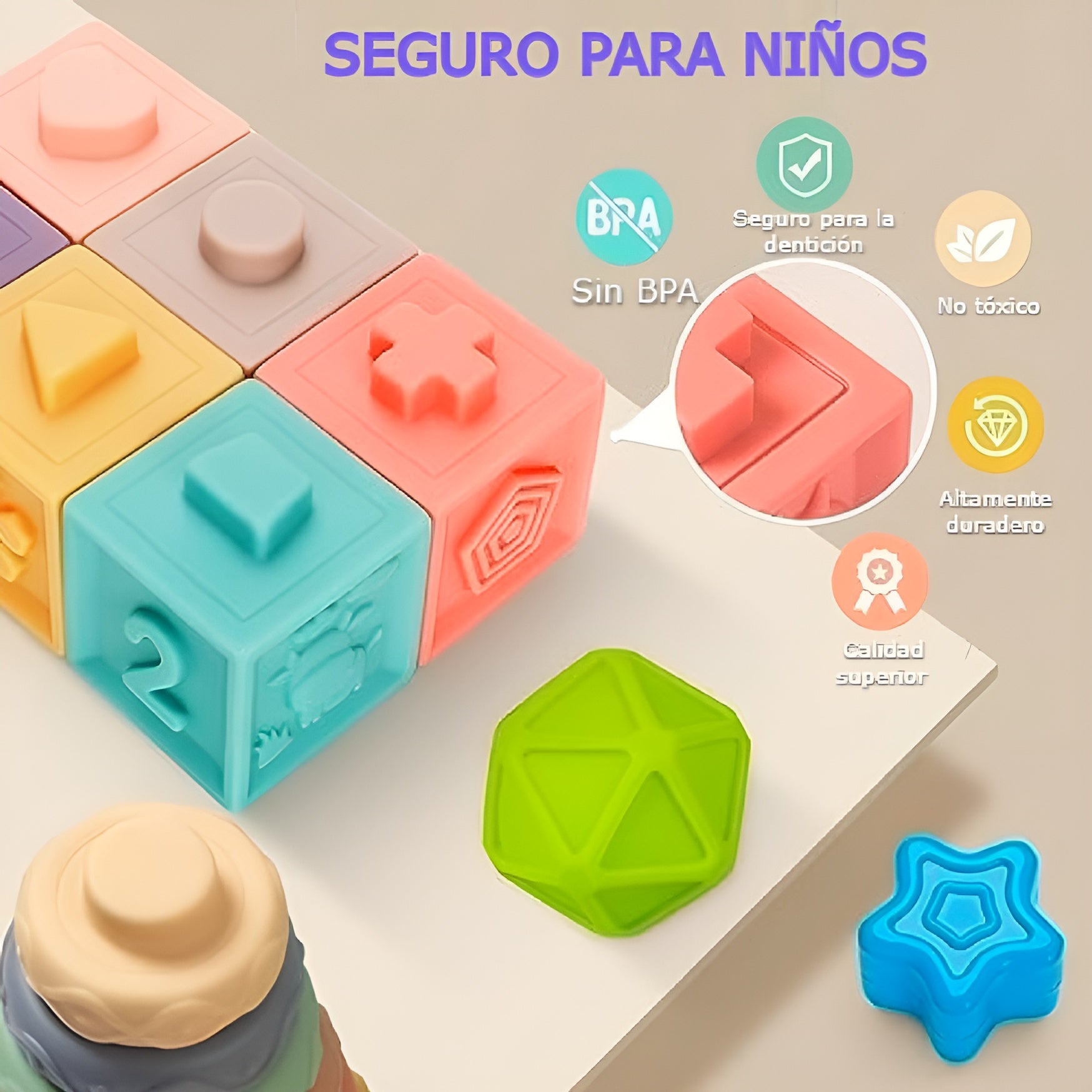 Bloques de construcción de silicona – Tienda online NQLN Store Venezuela
