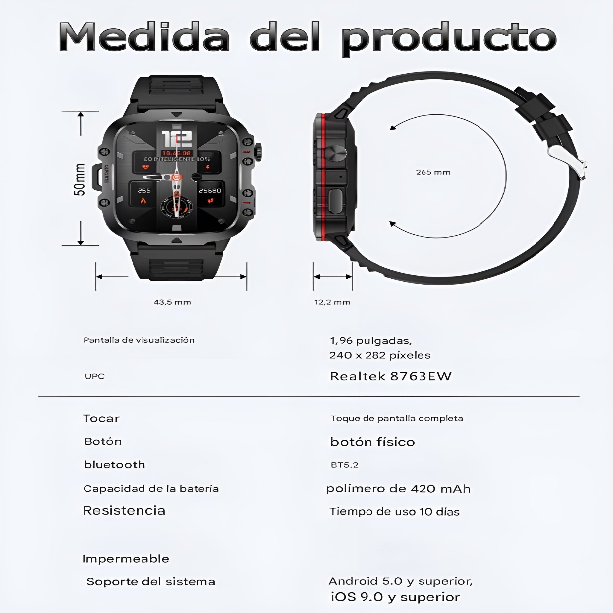 Reloj inteligente unisex – Al mejor precio en NQLN Store Caracas y Margarita