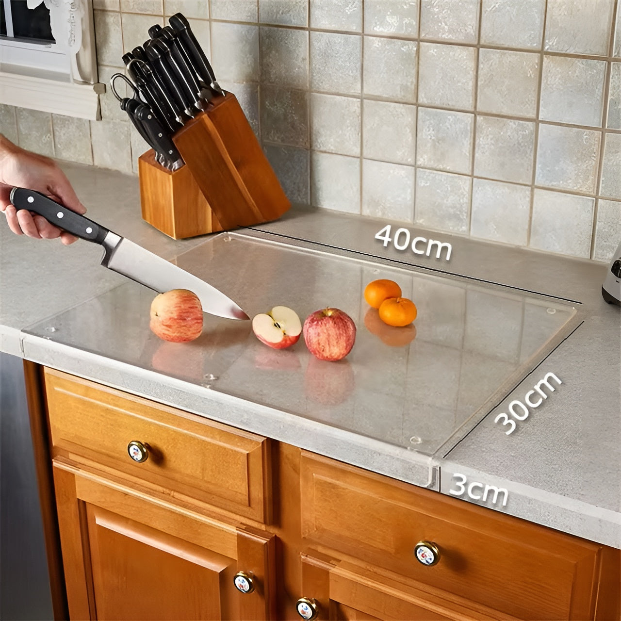 Tabla acrílica  transparente de cortar para encimera de cocina – Comprar en Caracas, Margarita y toda Venezuela – NQLN Store