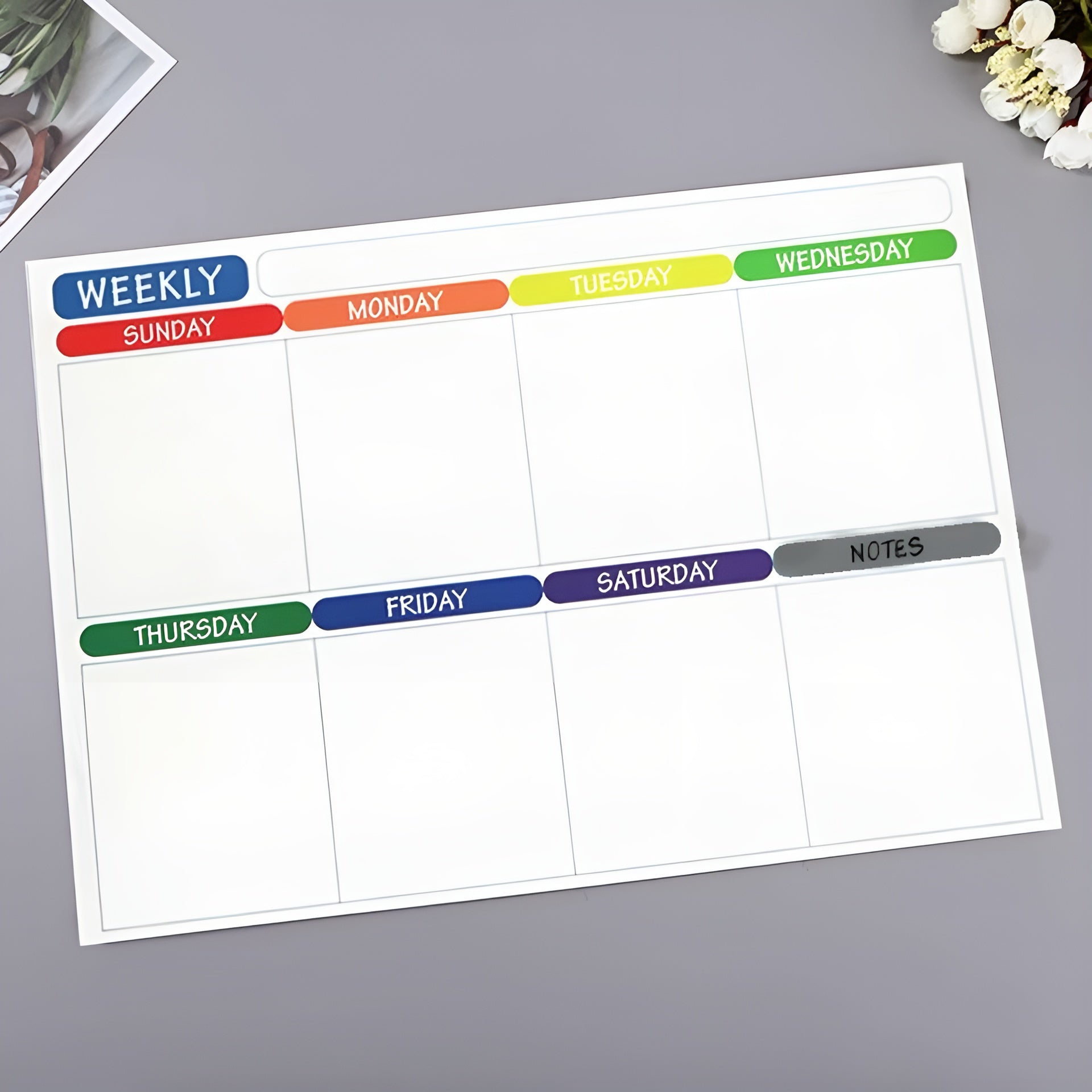 Calendario semanal magnetico para nevera – Tienda online NQLN Store Venezuela