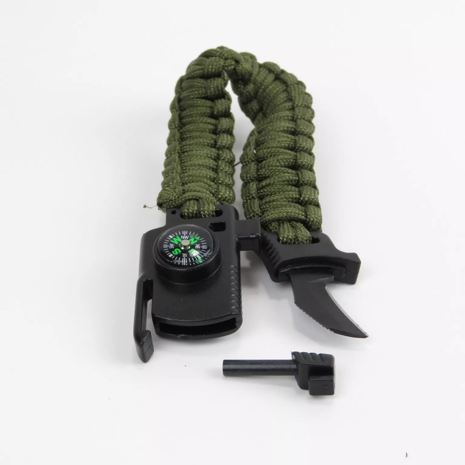 Pulsera de supervivencia multifuncional – Vista de cerca del producto – NQLN Store