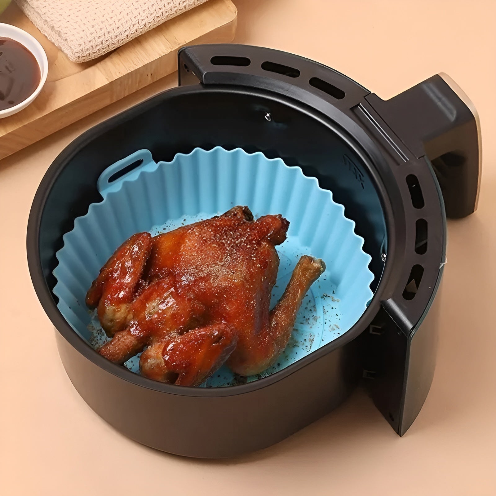 Bandeja de silicona para freidoras de aire – Comprar al mejor precio en NQLN Store Venezuela