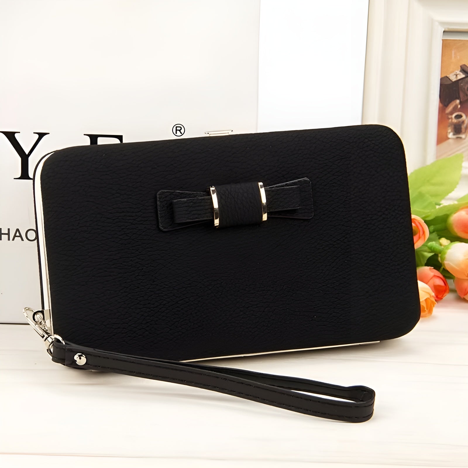 Cartera de semicuero con cremallera para mujer – Tienda online NQLN Store Venezuela