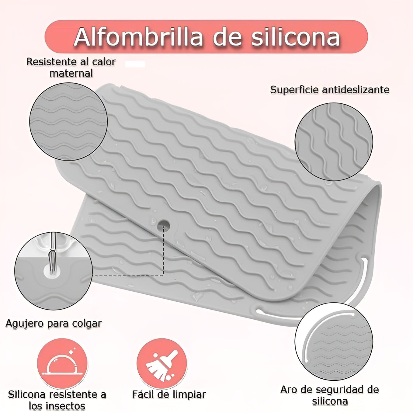 Alfombra Resistente al Calor Para Plancha de Cabello – Envío a toda Venezuela – NQLN Store