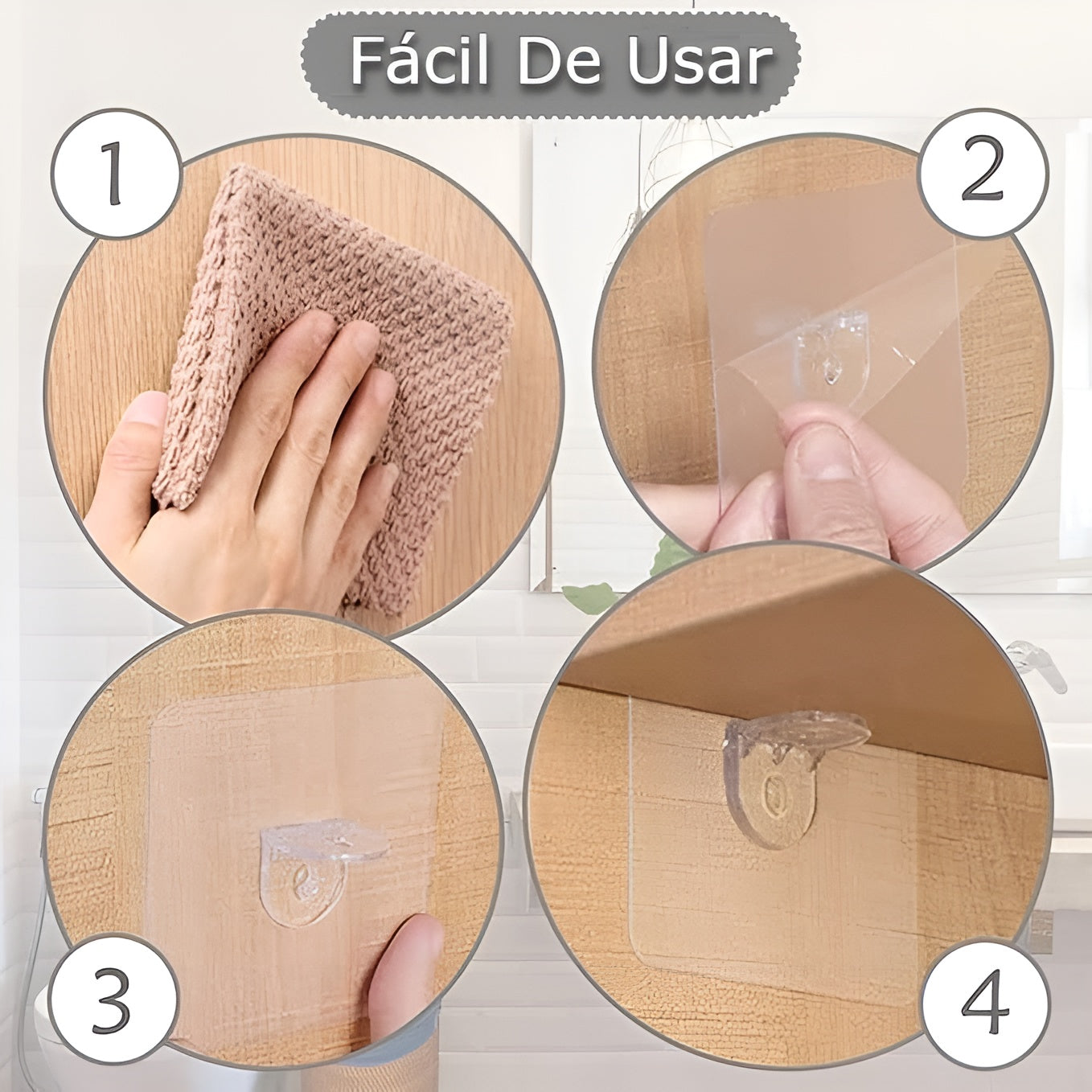 Soporte Adhesivas para Repisas (Pack de 10) para cocina – Comprar al mejor precio en NQLN Store Venezuela