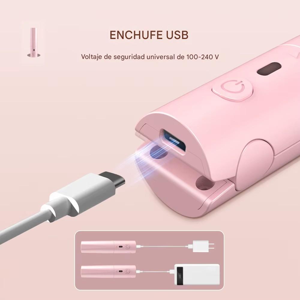 Plancha De Pelo con Rizador USB – Detalle y presentación – NQLN Store Venezuela
