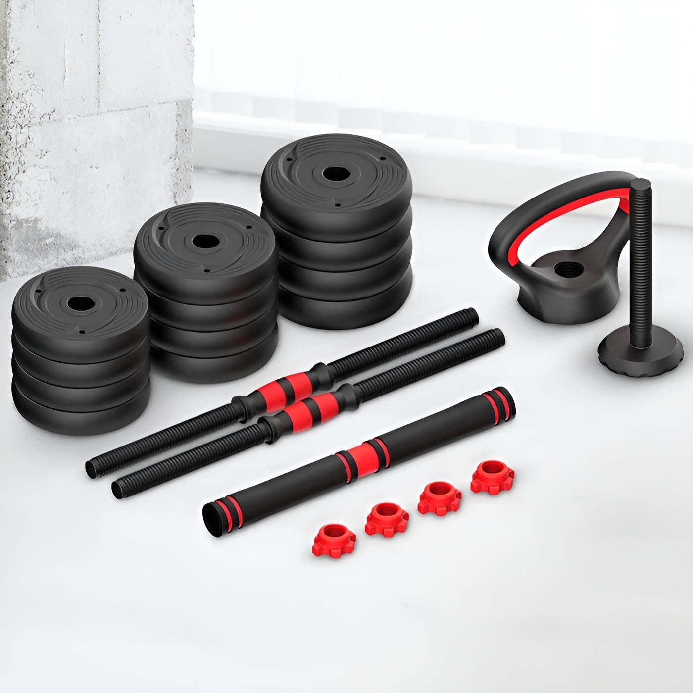Kit de Pesas y Mancuernas Ajustables (20 kilos set) – Envío a toda Venezuela – NQLN Store