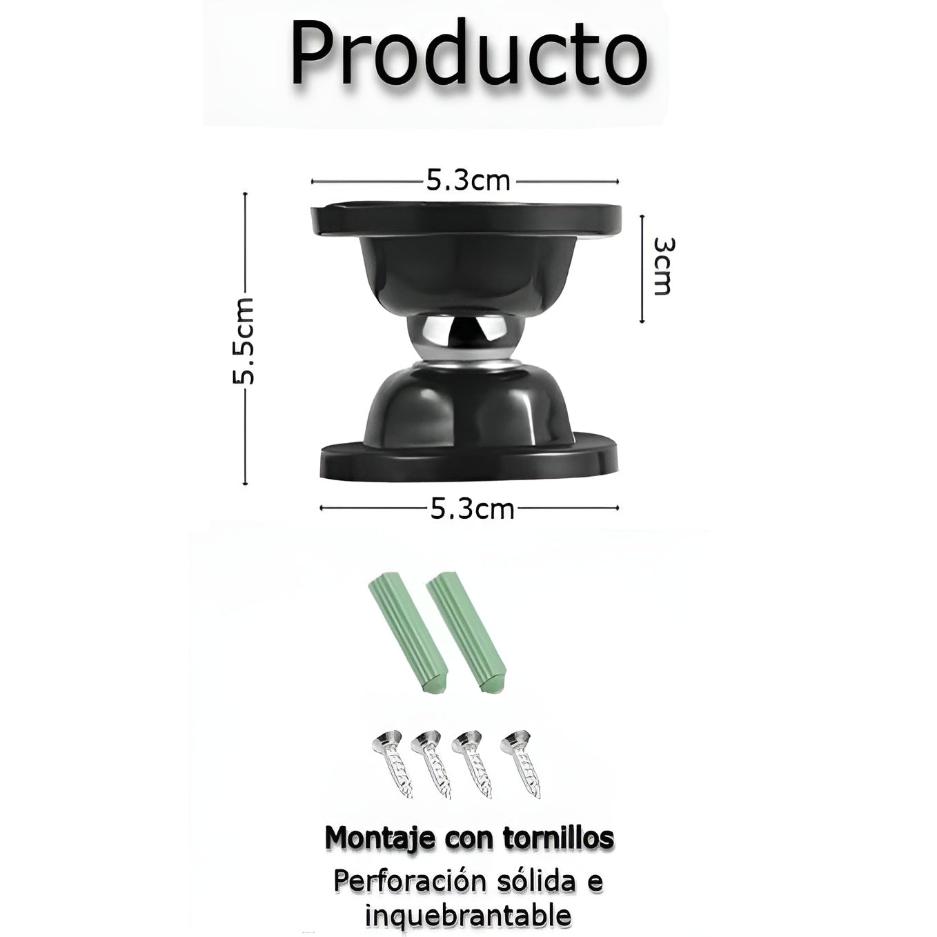 Tope magnético para puertas – Vista detalle del producto – NQLN Store