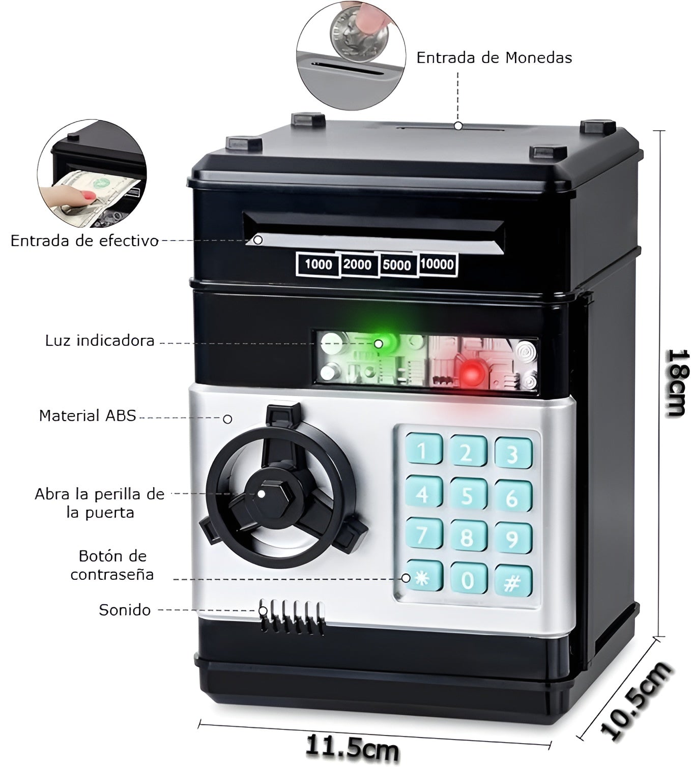 Alcancia electronica con contrasena – Comprar en Caracas, Margarita y toda Venezuela – NQLN Store