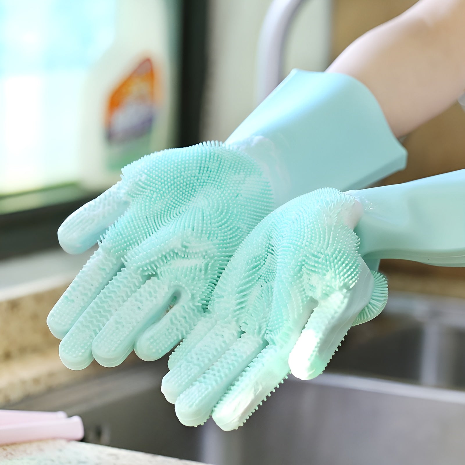Guantes de silicona para lavar platos – Comprar al mejor precio en NQLN Store Venezuela