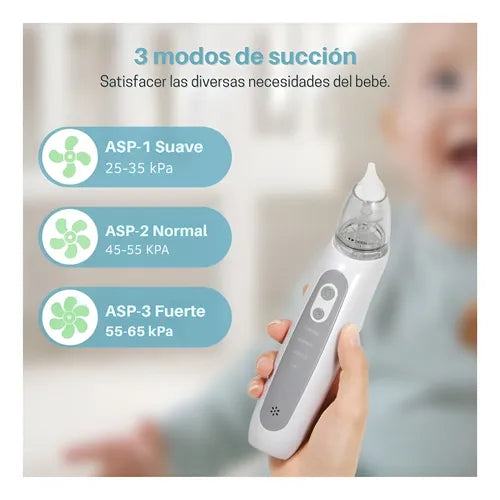 Limpiador nasal eléctrico – Detalle de calidad y acabado – NQLN Store