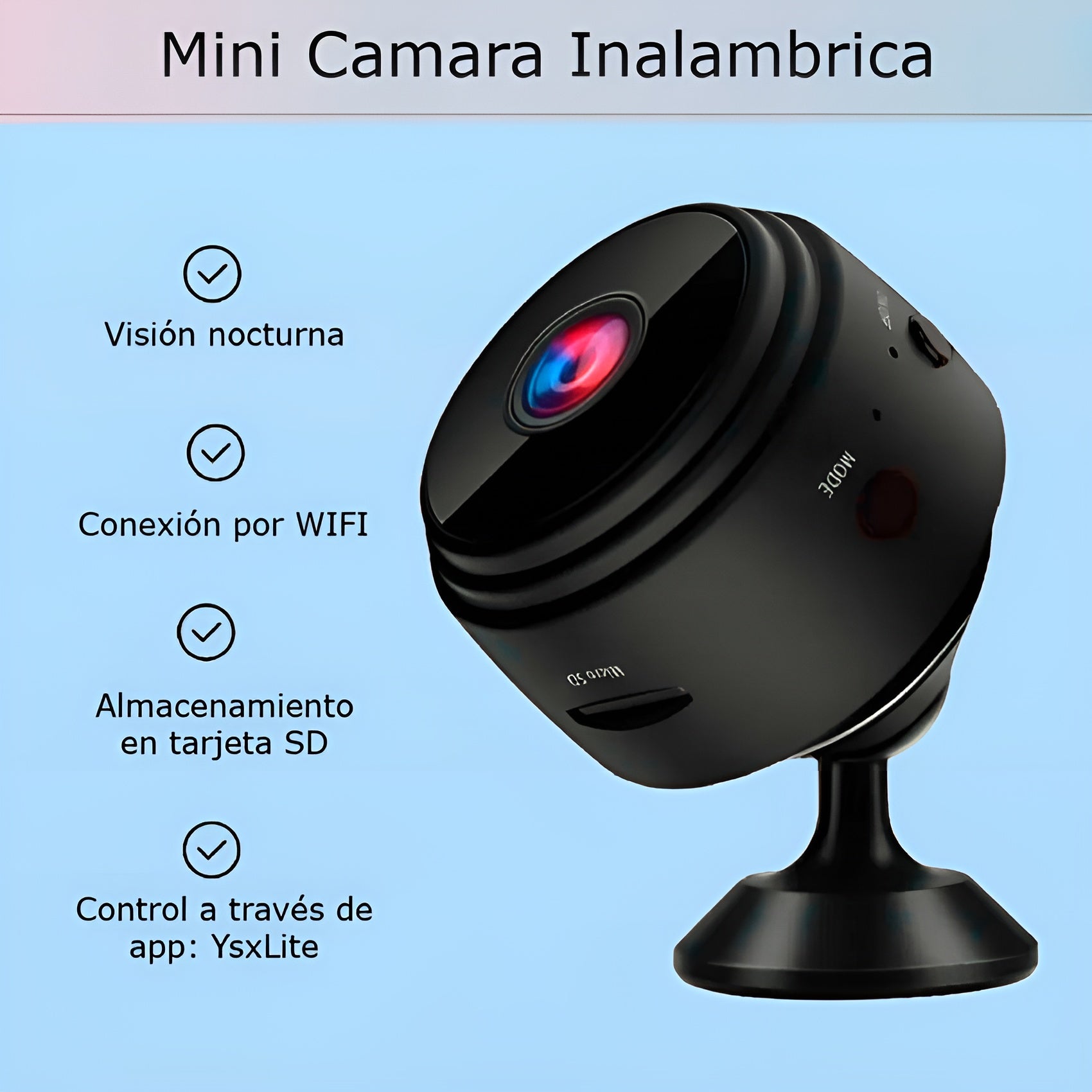 Mini cámara de seguridad inalámbrica – Comprar al mejor precio en NQLN Store Venezuela