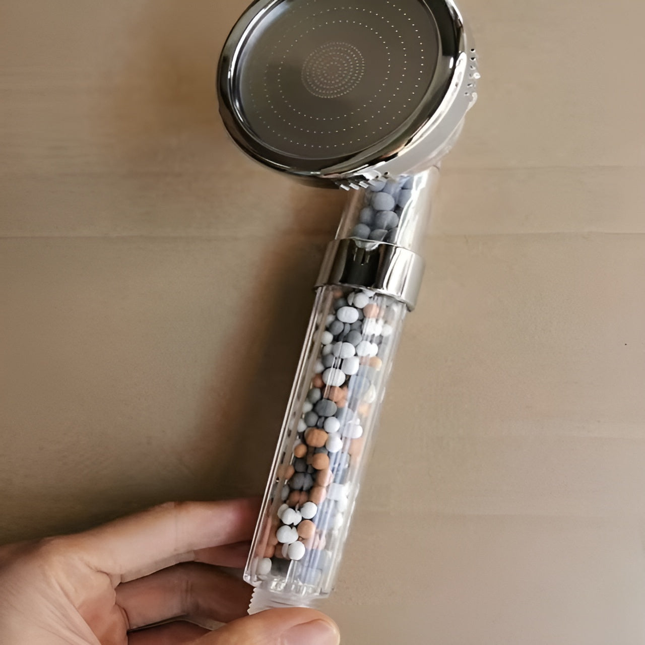 Cabezal de ducha pulverizador 3 en 1 – Detalle de calidad y acabado – NQLN Store