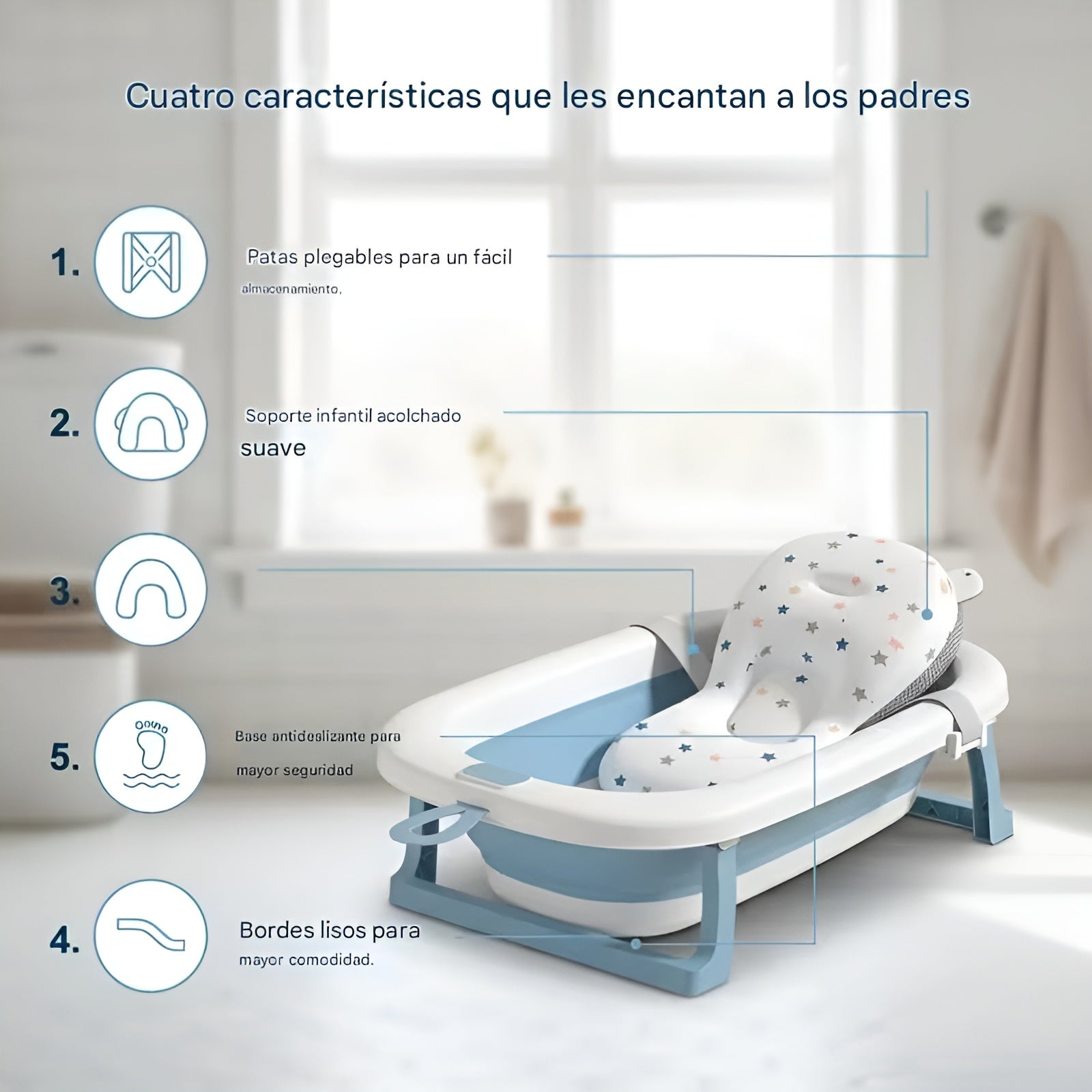Juego de bañera plegable portátil para niño – Envío a toda Venezuela – NQLN Store