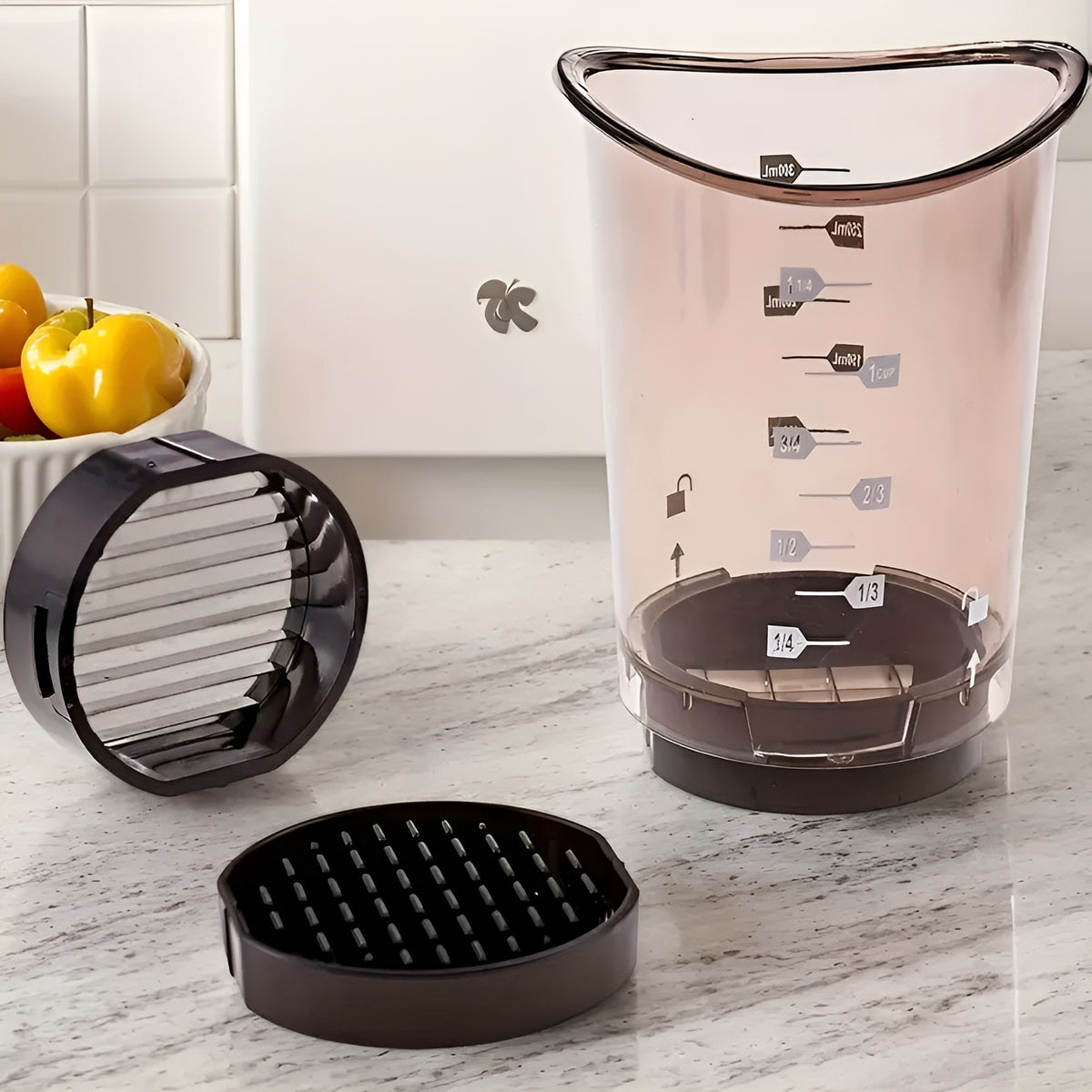 Vaso para cortar frutas – Disponible en NQLN Store con envío gratis desde $20