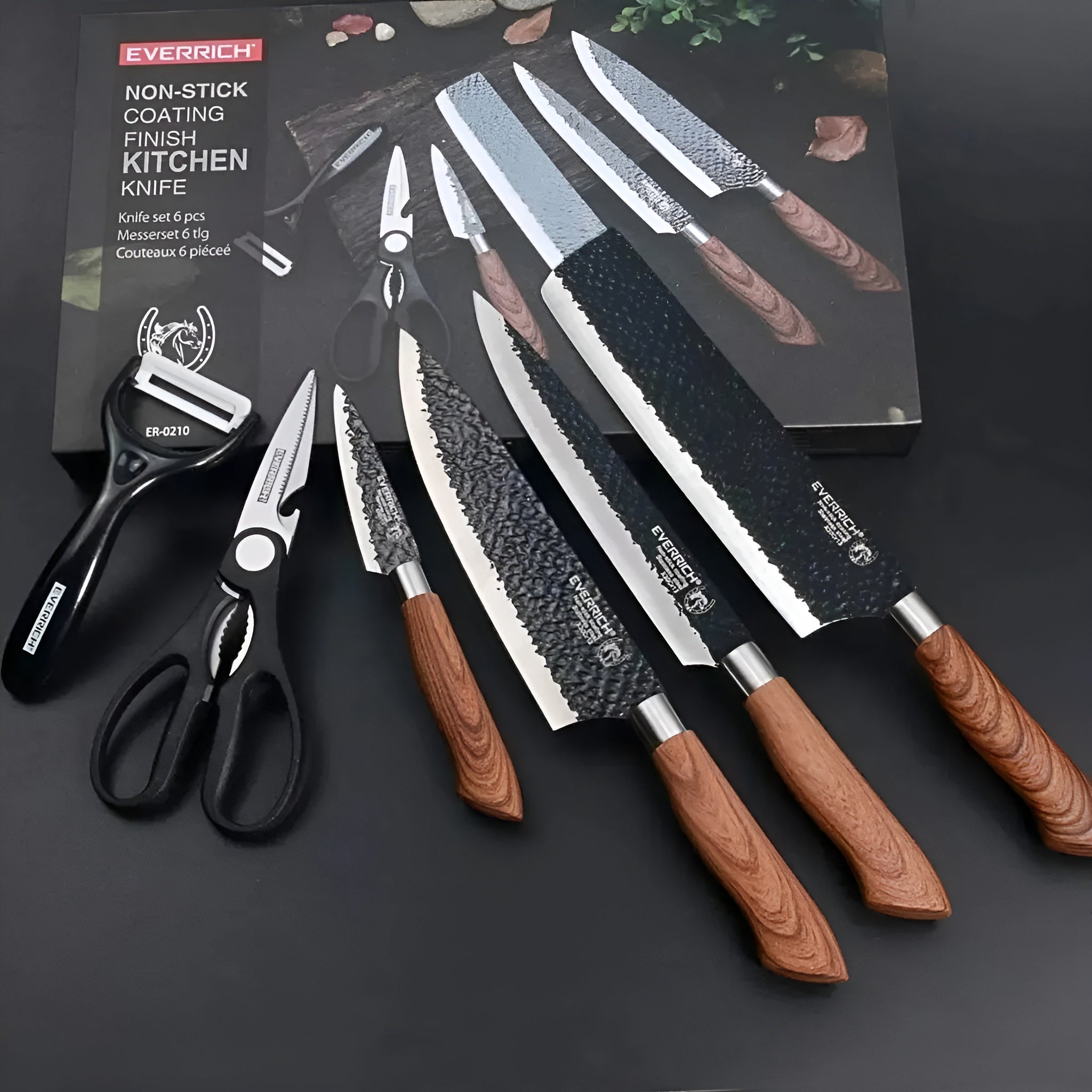 Juego de cuchillos de cocina de acero inoxidable – Tienda online NQLN Store Venezuela