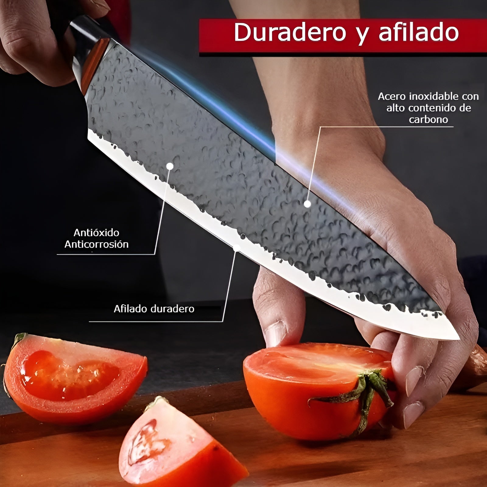 Juego de cuchillos de cocina de acero inoxidable – Tienda online NQLN Store Venezuela