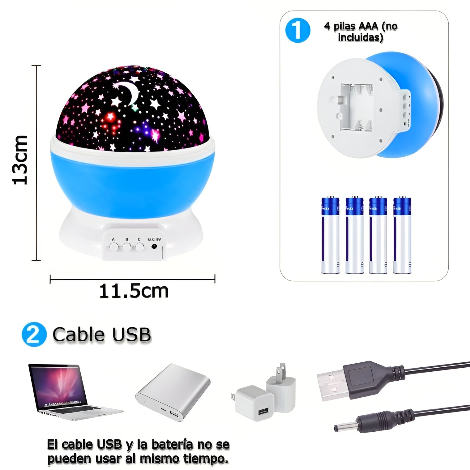 Proyector de luz nocturna con forma de estrellas – Comprar en Caracas, Margarita y toda Venezuela – NQLN Store