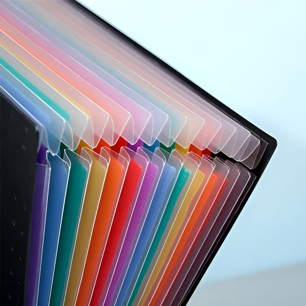 Carpeta organizadora de archivos expandible para oficina – Vista adicional – Disponible en NQLN Store Venezuela