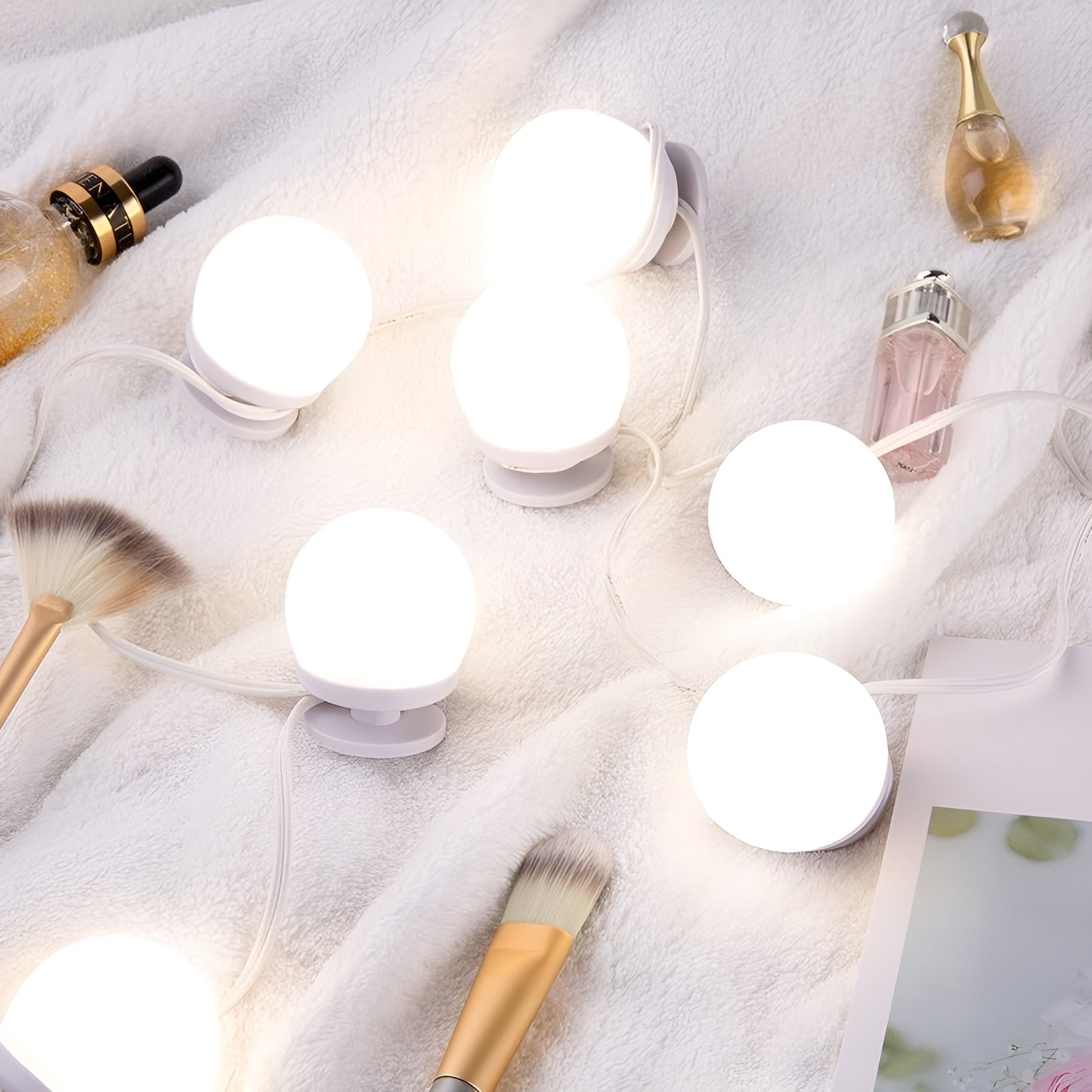 Luces Led en esfera para espejo – Comprar al mejor precio en NQLN Store Venezuela