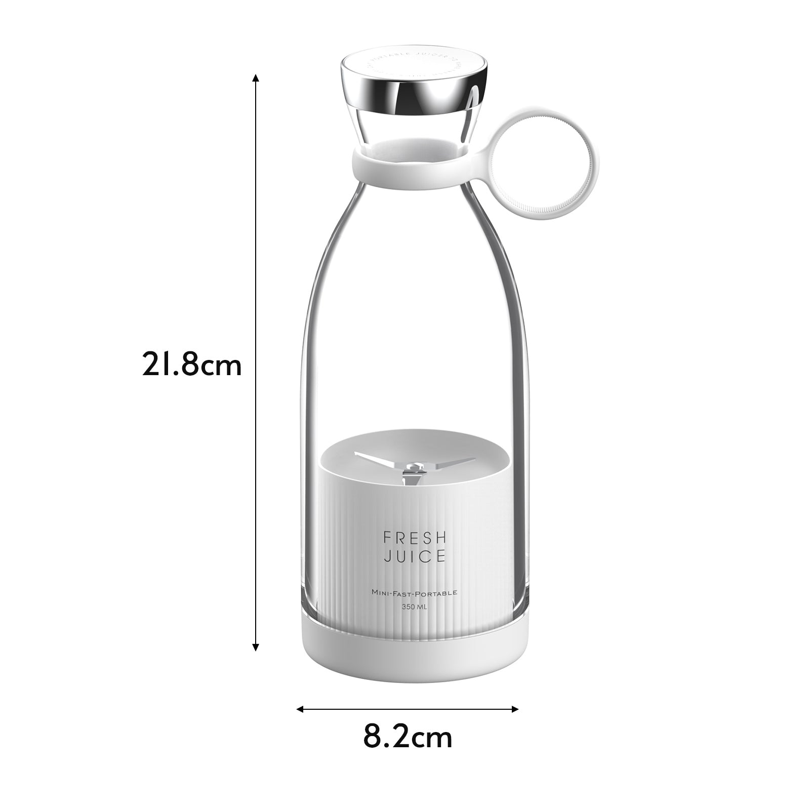 Mini licuadora portatil de vidrio de cuatro cuchillas – Comprar en Caracas, Margarita y toda Venezuela – NQLN Store