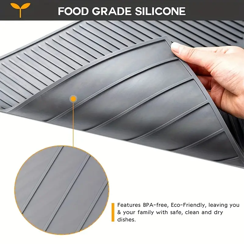 Alfombra de silicona de secado de platos 40x50cm – Disponible en Caracas y Margarita – NQLN Store