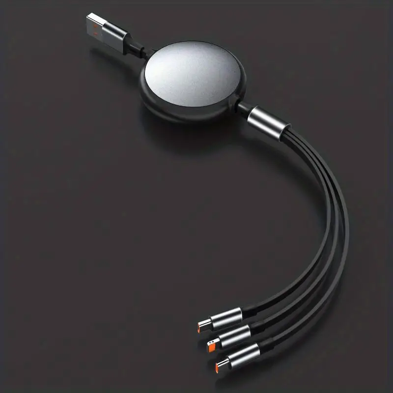 Cable de carga Lightning retractil 3 en 1 – Tienda online NQLN Store Venezuela